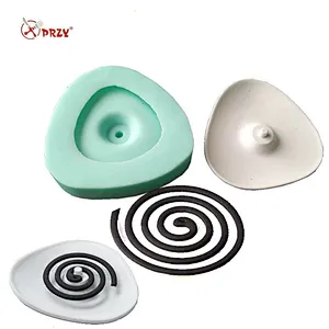 Mosquito coil base cement tray silicone mold