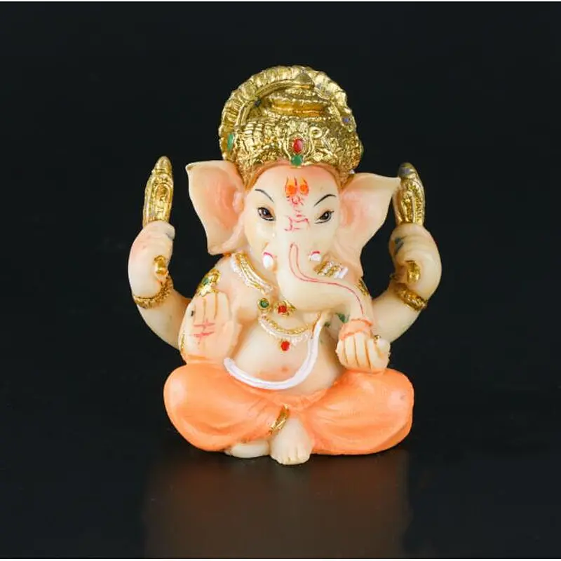 QT0082 Indian god Elephant trunk God resin clay silicone soap mold candle mould