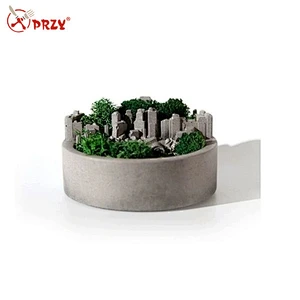 Rockery garden landscape cement concrete silicone mold
