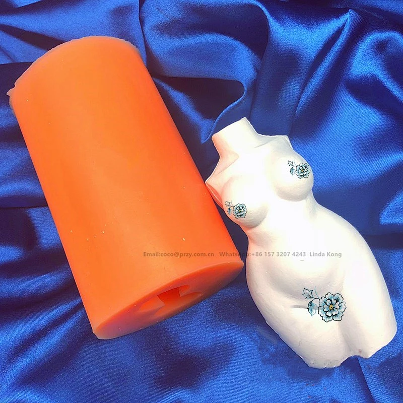 American style 3D  Plump Female  Candle molds Handmade Body Soap silica mold Aroma stone human statue  crafts Molds resin