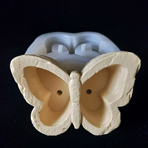 Butterfly shape cement concrete flower pot silicone mould