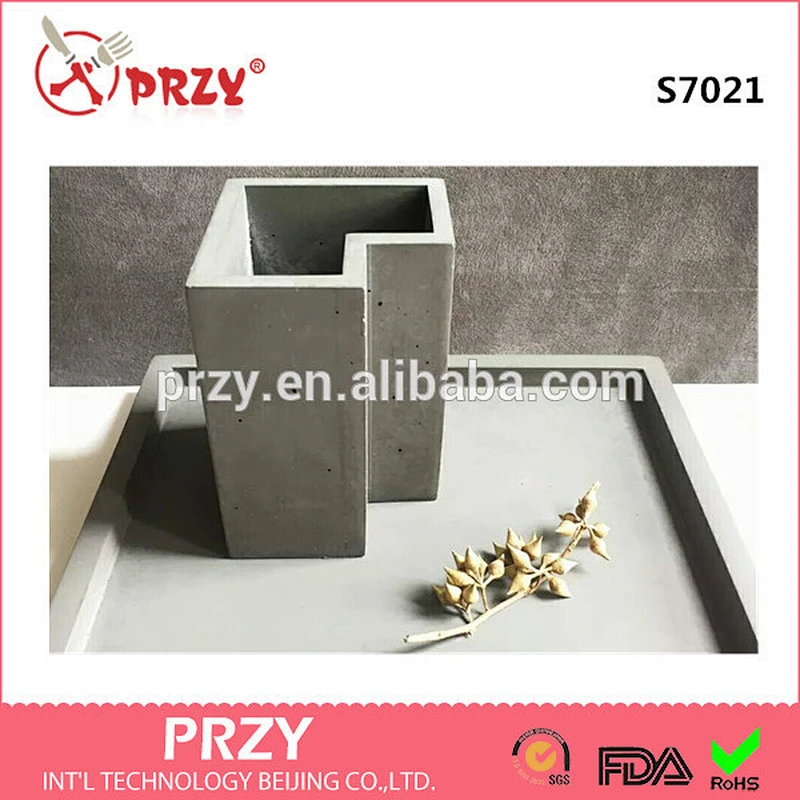 Irregular shape creative flower pots silicone mold soap mold