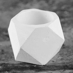 Flower pot Cement decoration concrete planter silicone soap mold