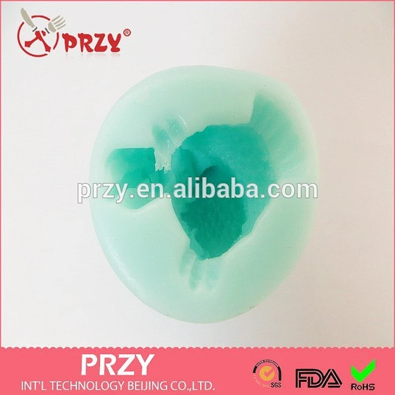 DIY craft owl shaped 3d silicone soap mold