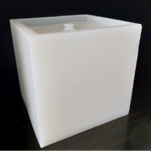 24 cm cube cement flower pot square concrete silicone mold