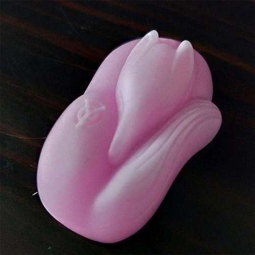 DW0164 PRZY Animal The Sleeping Fox Curled Up Soap Silicone Candle Mold for Handmade Soap Making