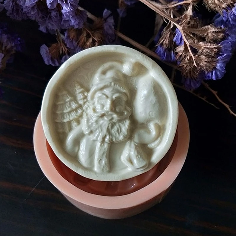 Christmas Series Santa Soap Silicone Mold