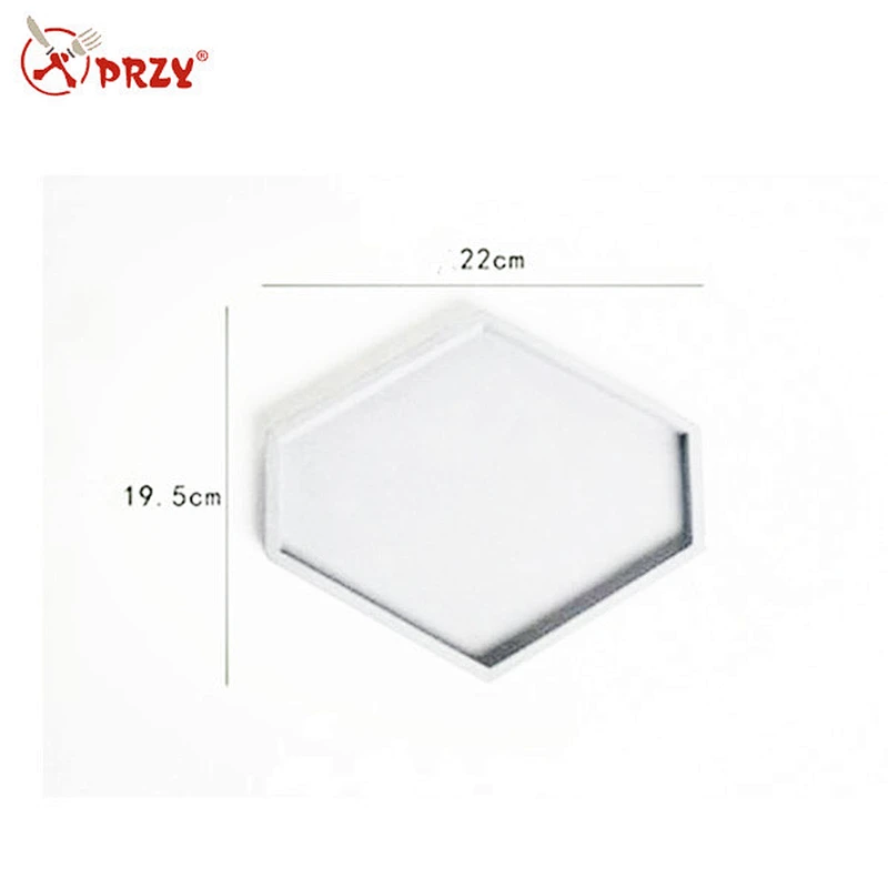 Cement tray concrete craft decoration silicone mold