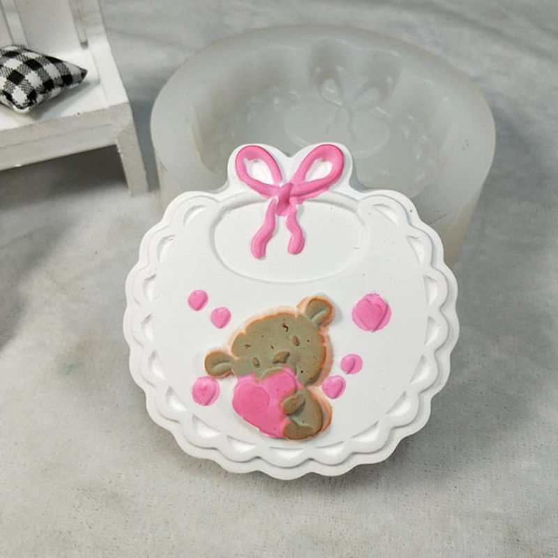 Animal series making resin gypsum aromatherapy tablets silicone mold