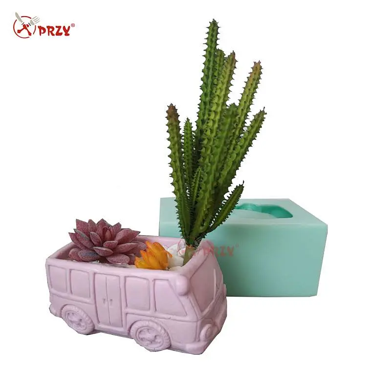 New series Car ornaments, succulents silicone mold, planter pot