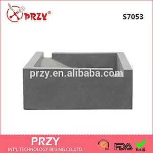 S7053 Square shapes silicone molds clay crafts home office decoration creative silicone mold for cement ashtray