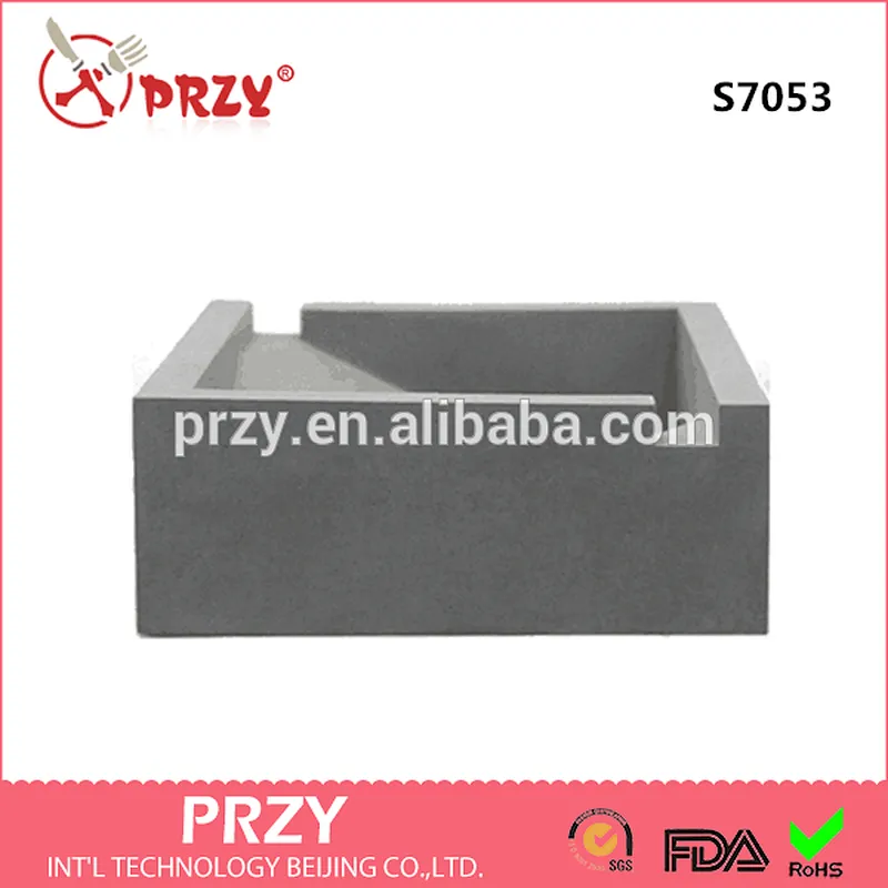 S7053 Square shapes silicone molds clay crafts home office decoration creative silicone mold for cement ashtray