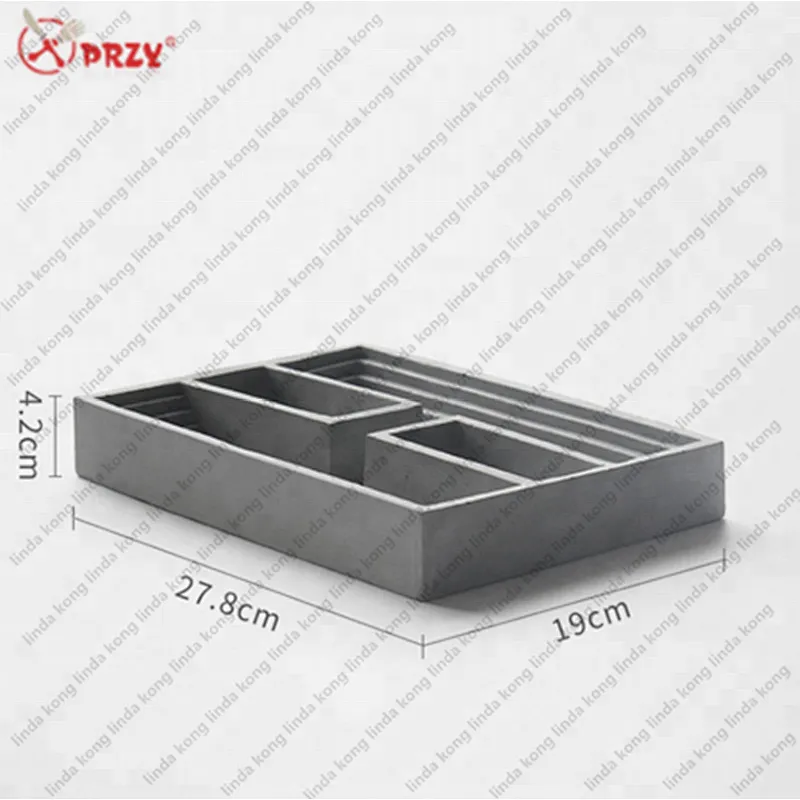 Europe Style simple home cement Craft Mould silicone Cement retro Roman Concrete Flower Pot Silicone Molds