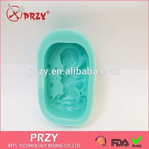 silicone handmade pray boy soap mold