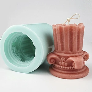 Candle mould candlestick silicone soap mold