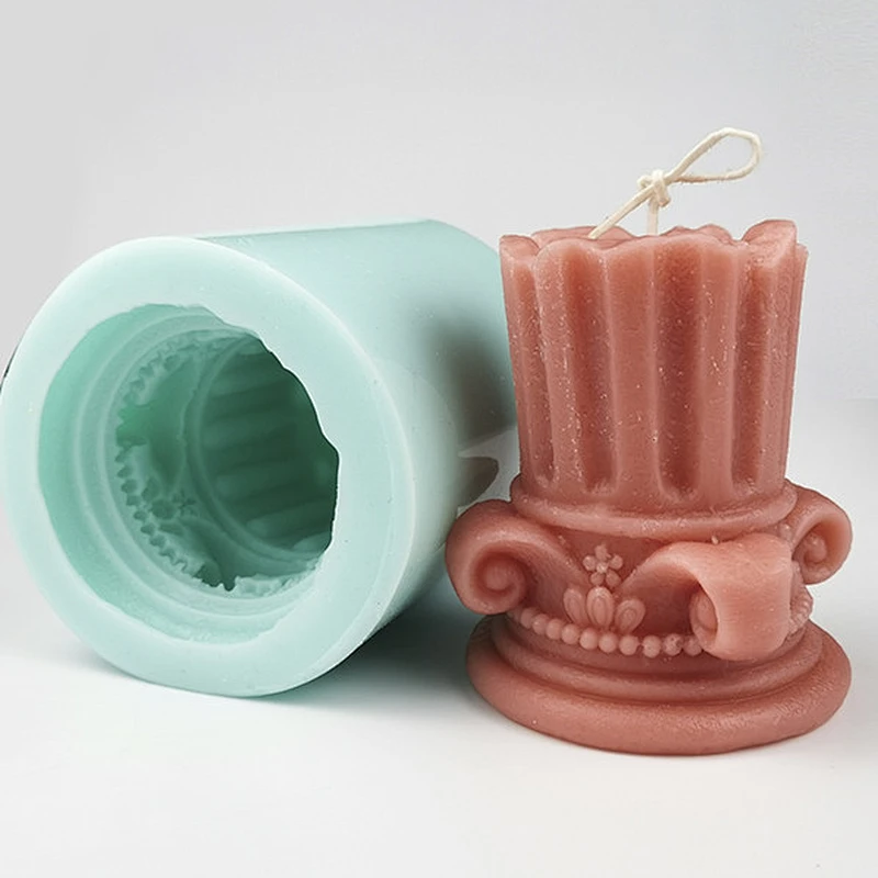 Candle mould candlestick silicone soap mold