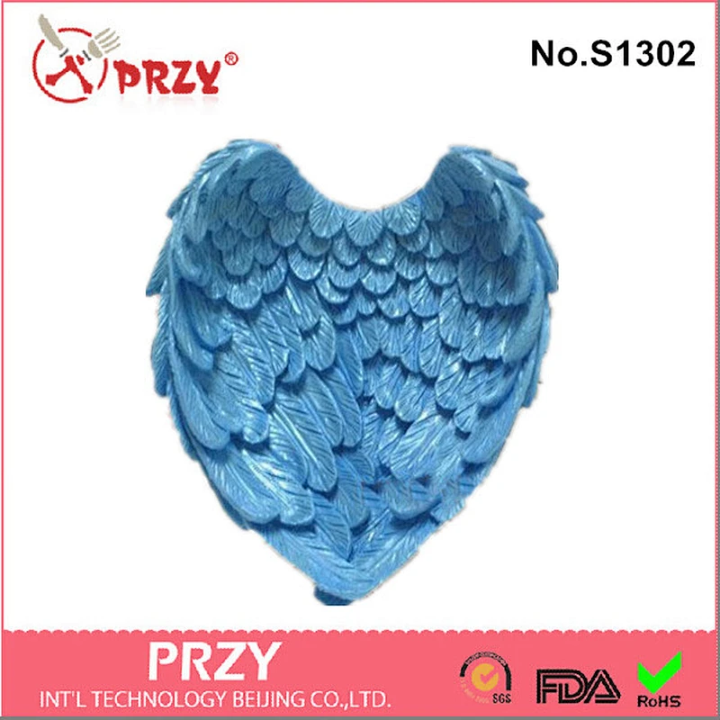 Hot Sale Cake Tools Angel Wings Big Size Cake Decoration Fondant Silicone Mold