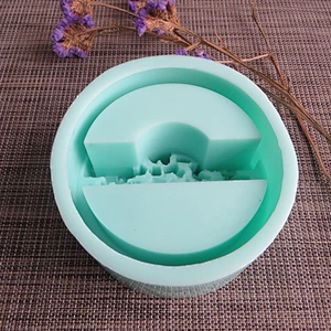 Rockery garden landscape cement concrete silicone mold