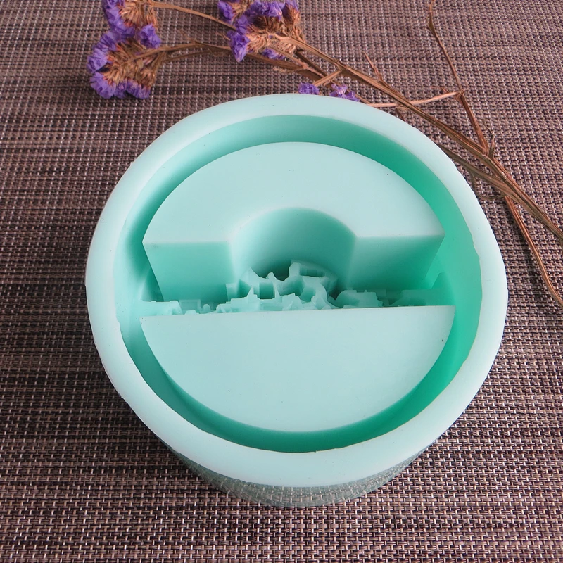 Rockery garden landscape cement concrete silicone mold
