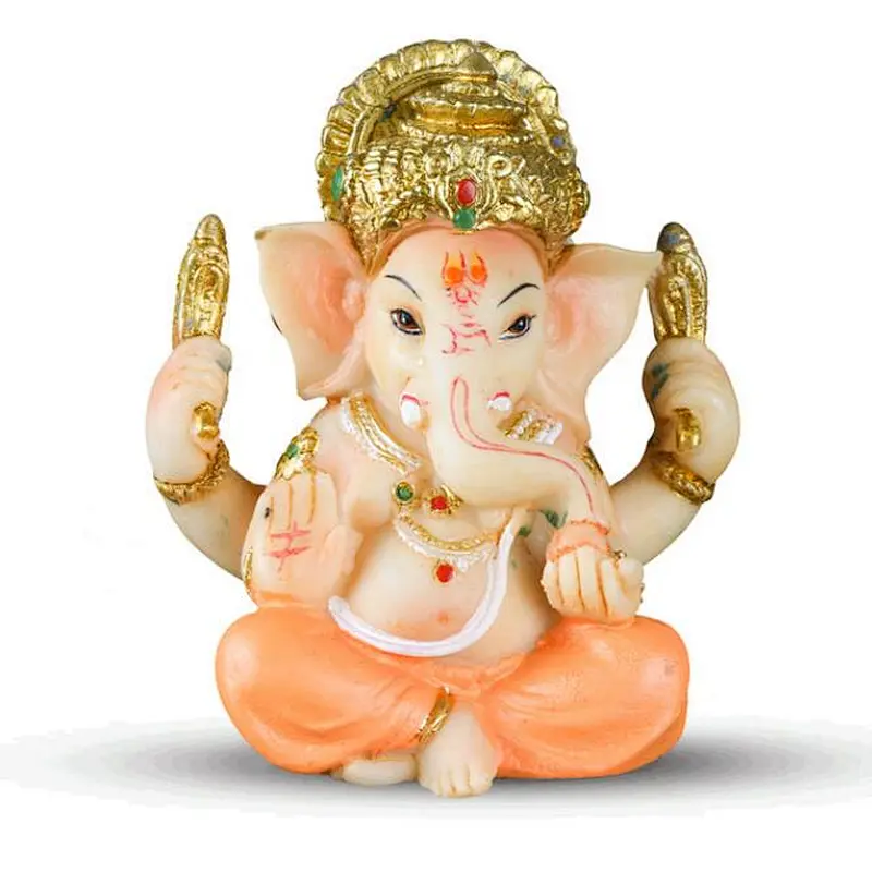 QT0082 Indian god Elephant trunk God resin clay silicone soap mold candle mould