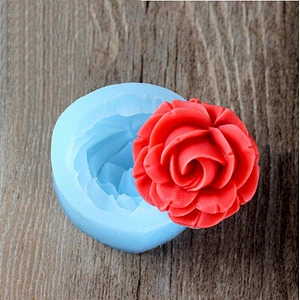 Small size handmade flower shape soap silicone mold for cake baking