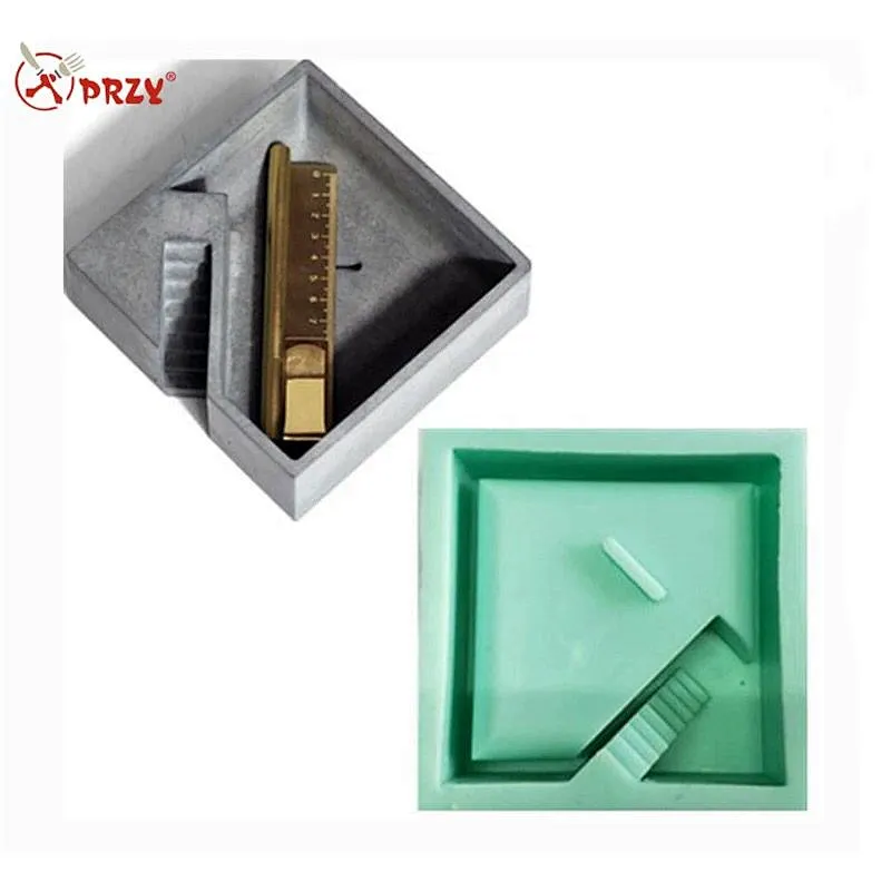 Silicone mold for square shape landscape cement concrete plant flower pot