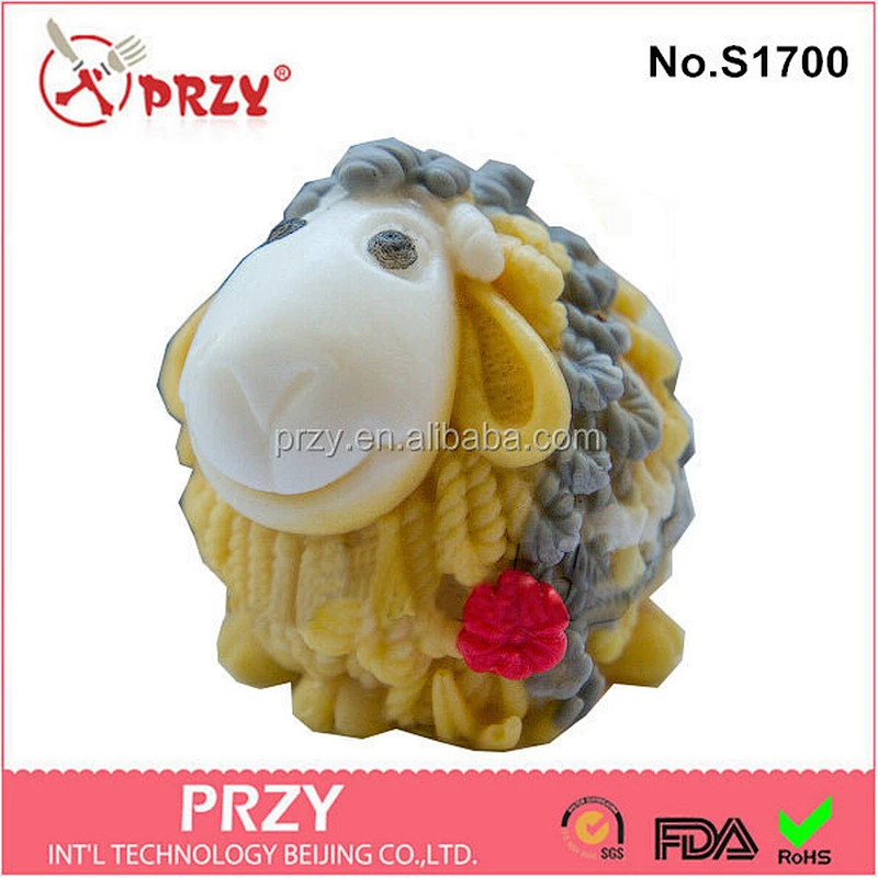 S1700 PRZY Animal Sheep Silicone Soap Mold