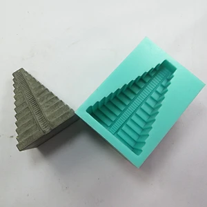 Creative desktop decoration of silicone mold for trapezoidal cement tower