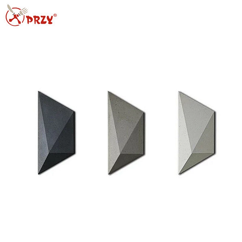 Free collage combination decorative wall concrete tiles silicone mold