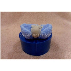 Baby sleeping on wings silicone mold silicone mold for soap Angel wings