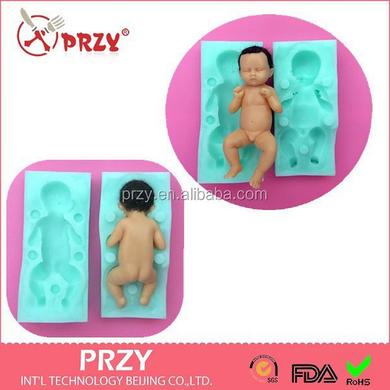 PRZY silicone baby doll mold 3d silicone molds for wholesale