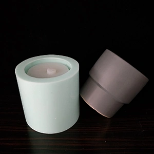 Round shape Concrete Cement Flower Pot DIY Creative Green Plant silicone mold