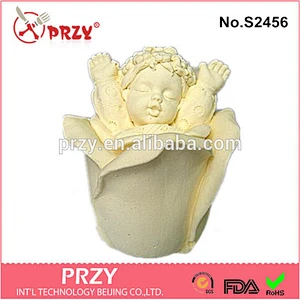 PRZY s2456 DIY DIY silicone Fairy Rose Girl Baby Angel soap mold