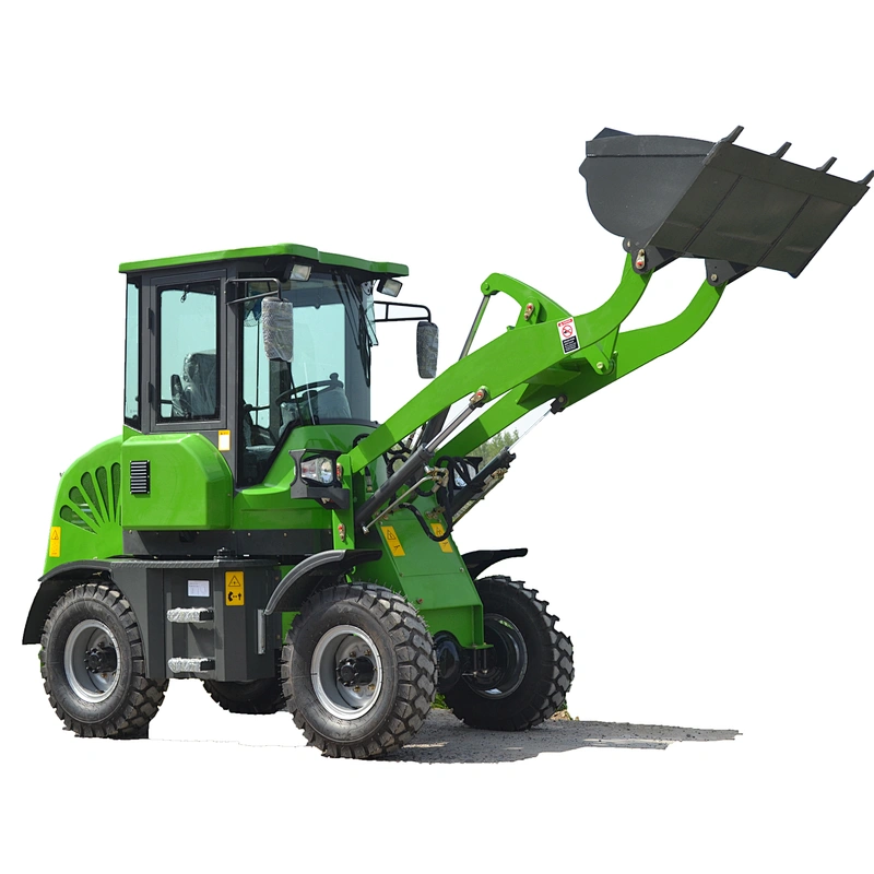 Wheel loader with joystick quick hitch YFL10