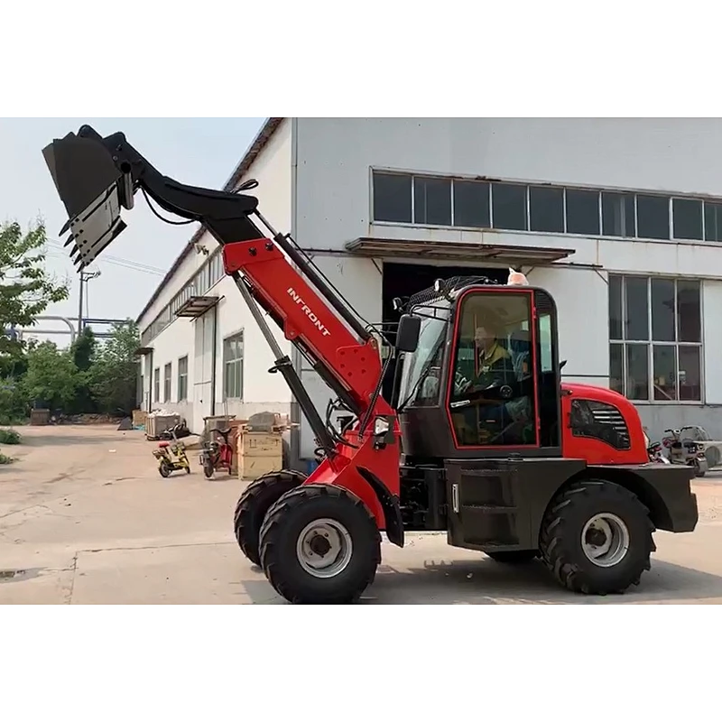 1.2 ton mini telescopic boom shovel loader price YFL1200