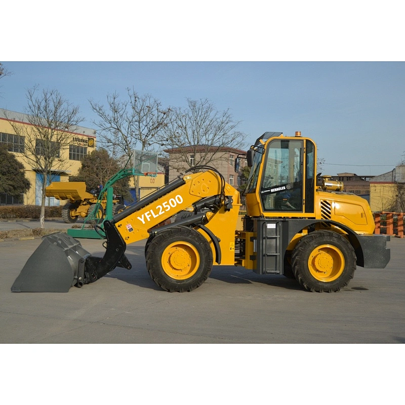2.5tons rated telescopic wheel loader YFL2500 for sale