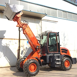 New 2t full hydraulic multifunctional small Telescopic boom wheel loader with CE