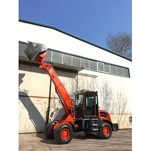 New 2t full hydraulic multifunctional small Telescopic boom wheel loader with CE