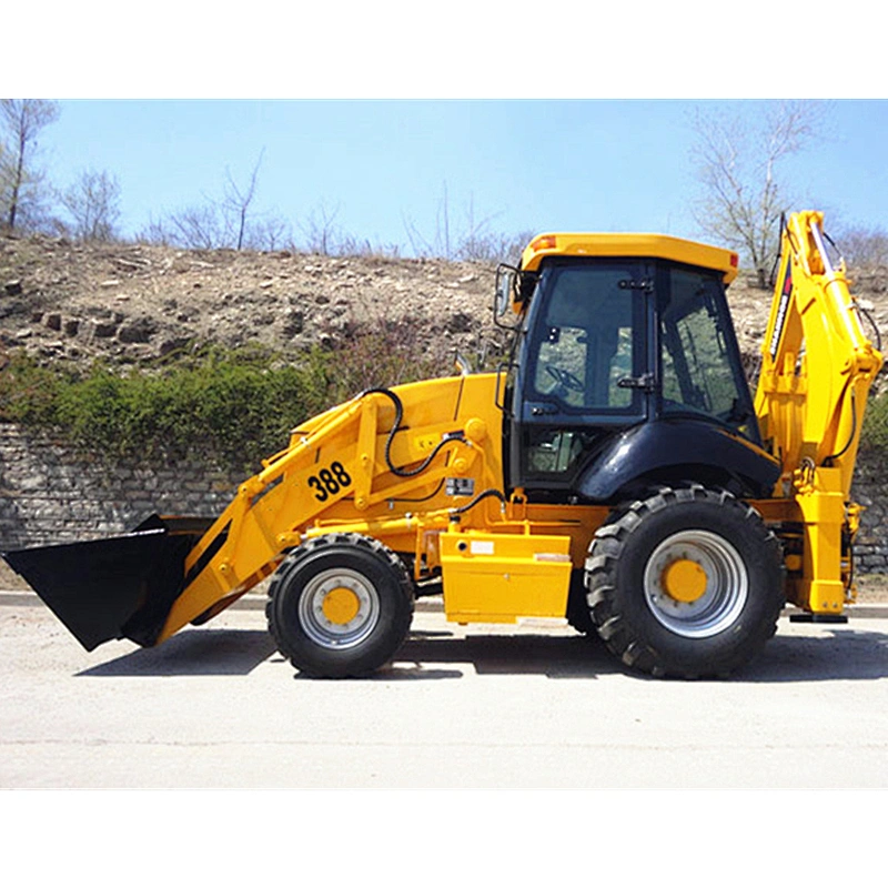 Chinese factory supply backhoe YF388 2.5ton backhoe loader for sale