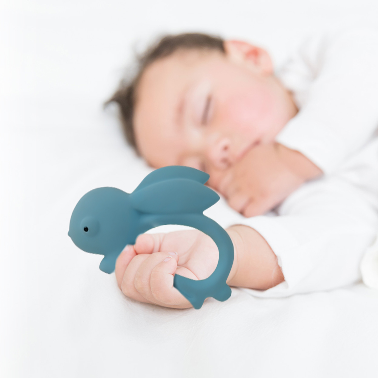 BPA-free natural latex bunny teether