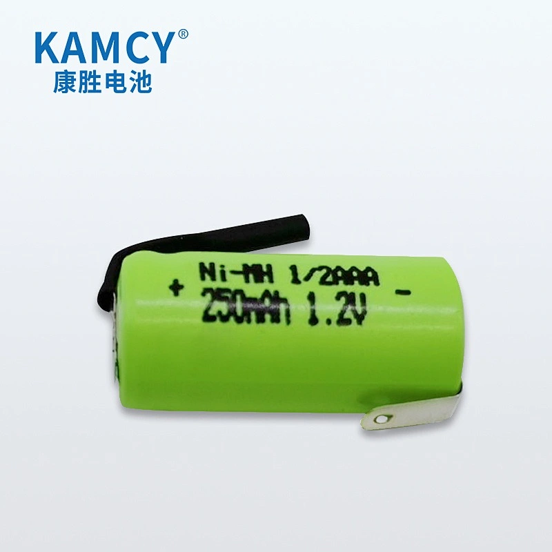 1/2 size AAA rechargeable battery AAA 1.2v  250mah ni-mh rechargeable batteries