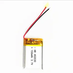 150mAh 3.7v Li Polymer Battery 402030 Rechargeable Polymer Battery