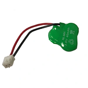 Customized 40mAh 40H nimh button cell pack 1.2V 2.4V 3.6V 4.8V 6V for solar lamp
