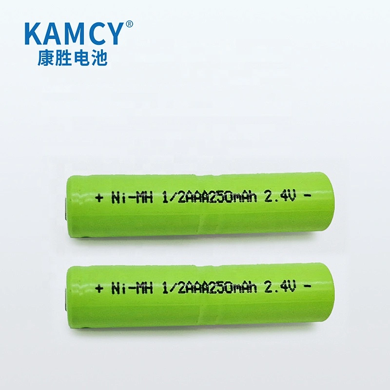 2.4V rechargeable battery pack NI-MH 1/2AAA 250mAh 2.4V