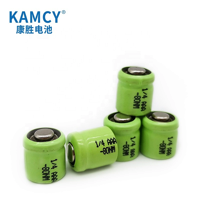 mini battery 1/4AAA 80mAh 1.2V  rechargeable ni-mh batteries 80mAh