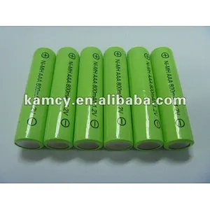 1.2v 800mah nimh battery rechargeable battery AAA LR03 nickel metal hydride batteries for portable phone