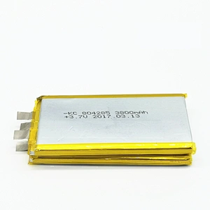 Rechargeable 3.7V lithium polymer battery 3800mAh high discharge rate 804285 li-po batteries