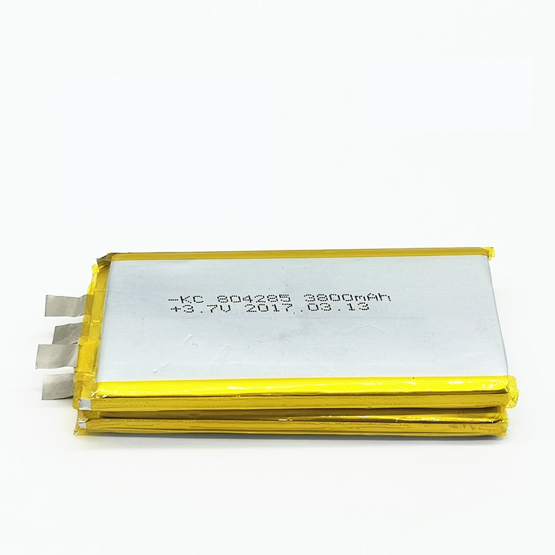 Rechargeable 3.7V lithium polymer battery 3800mAh high discharge rate 804285 li-po batteries