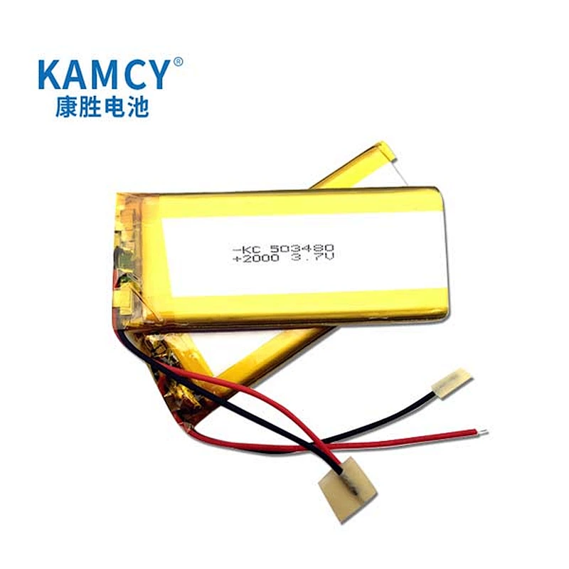 Rechargeable Lipo battery 3.7V 2000mAh 503480 lithium polymer battery wholesale
