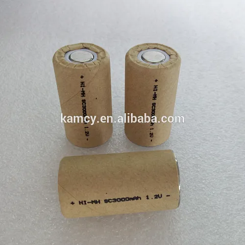 SC 3000mAh NI-MH rechargeable battery 10C high power battery for power tools
